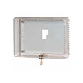 Resideo Honeywell Large Universal Thermostat Guard W/ Clear Cover Base Opaque Wallplate TG512A1009
